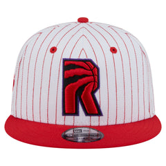 Toronto Raptors Deceptor Pinstripe 9FIFTY Snapback Hat White | New Era Near Me