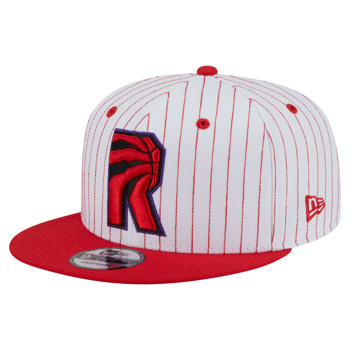 Toronto Raptors Deceptor Pinstripe 9FIFTY Snapback Hat White | New Era Near Me