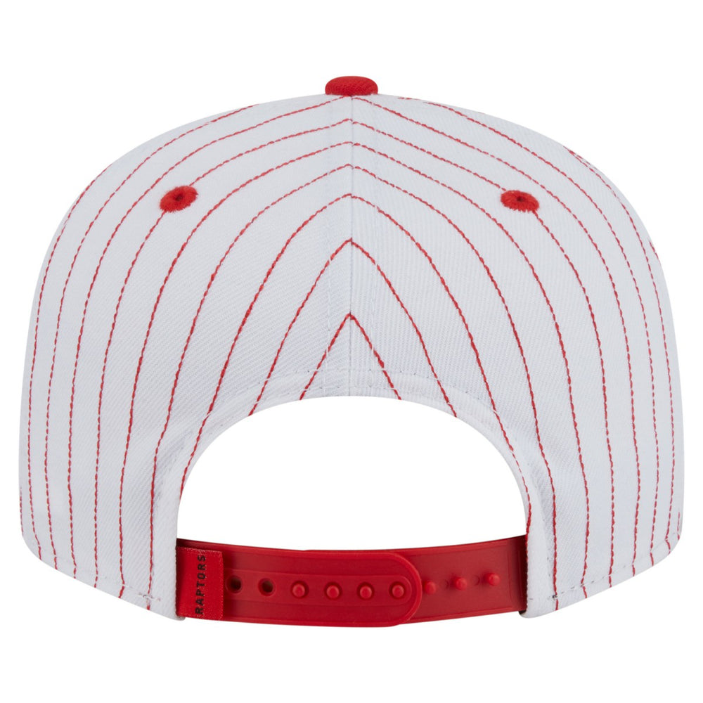 Toronto Raptors Deceptor Pinstripe 9FIFTY Snapback Hat White | New Era Near Me