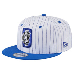 Dallas Mavericks Deceptor Pinstripe 9FIFTY Snapback Hat for sale White | New Era US