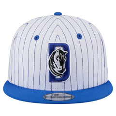 Dallas Mavericks Deceptor Pinstripe 9FIFTY Snapback Hat for sale White | New Era US
