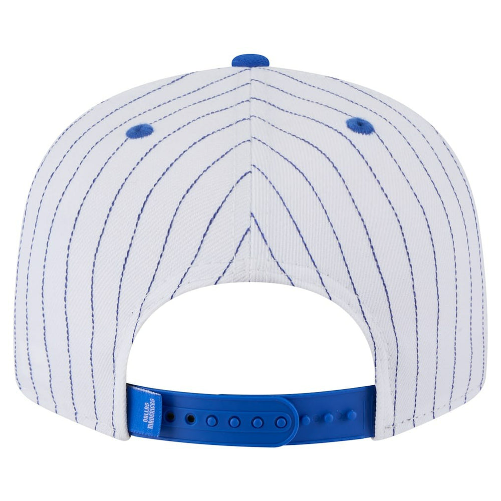 Dallas Mavericks Deceptor Pinstripe 9FIFTY Snapback Hat for sale White | New Era US
