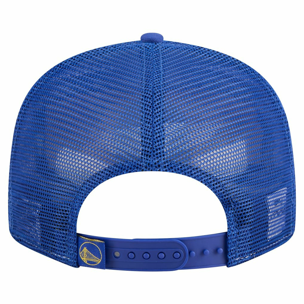 Golden State Warriors Outdoor Split Panel 9FIFTY Snapback Hat for sale Gold/Royal | New Era US