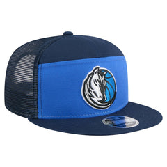 Dallas Mavericks Outdoor Split Panel 9FIFTY Snapback Hat for sale Blue/Navy | New Era US