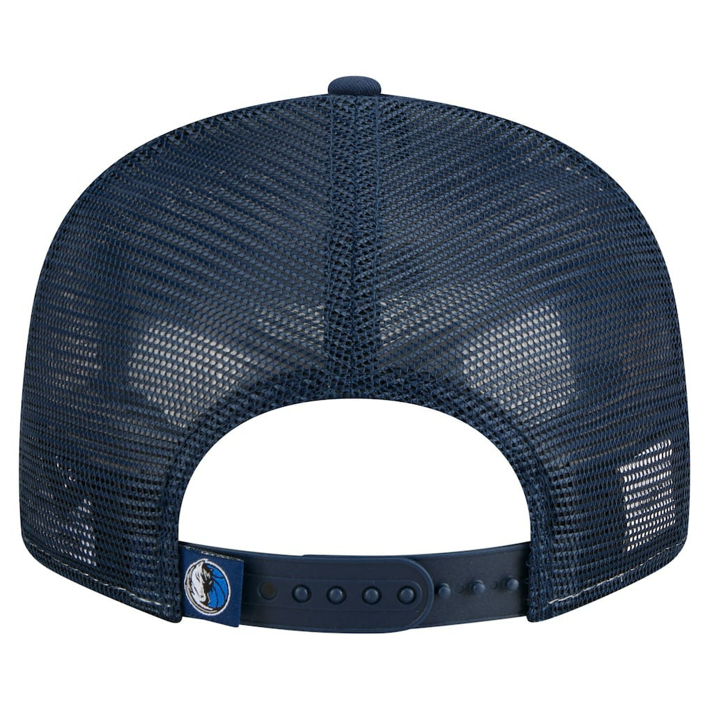 Dallas Mavericks Outdoor Split Panel 9FIFTY Snapback Hat for sale Blue/Navy | New Era US