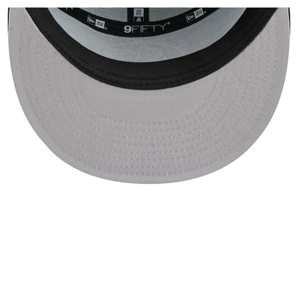 Dallas Mavericks Outdoor Split Panel 9FIFTY Snapback Hat for sale Blue/Navy | New Era US