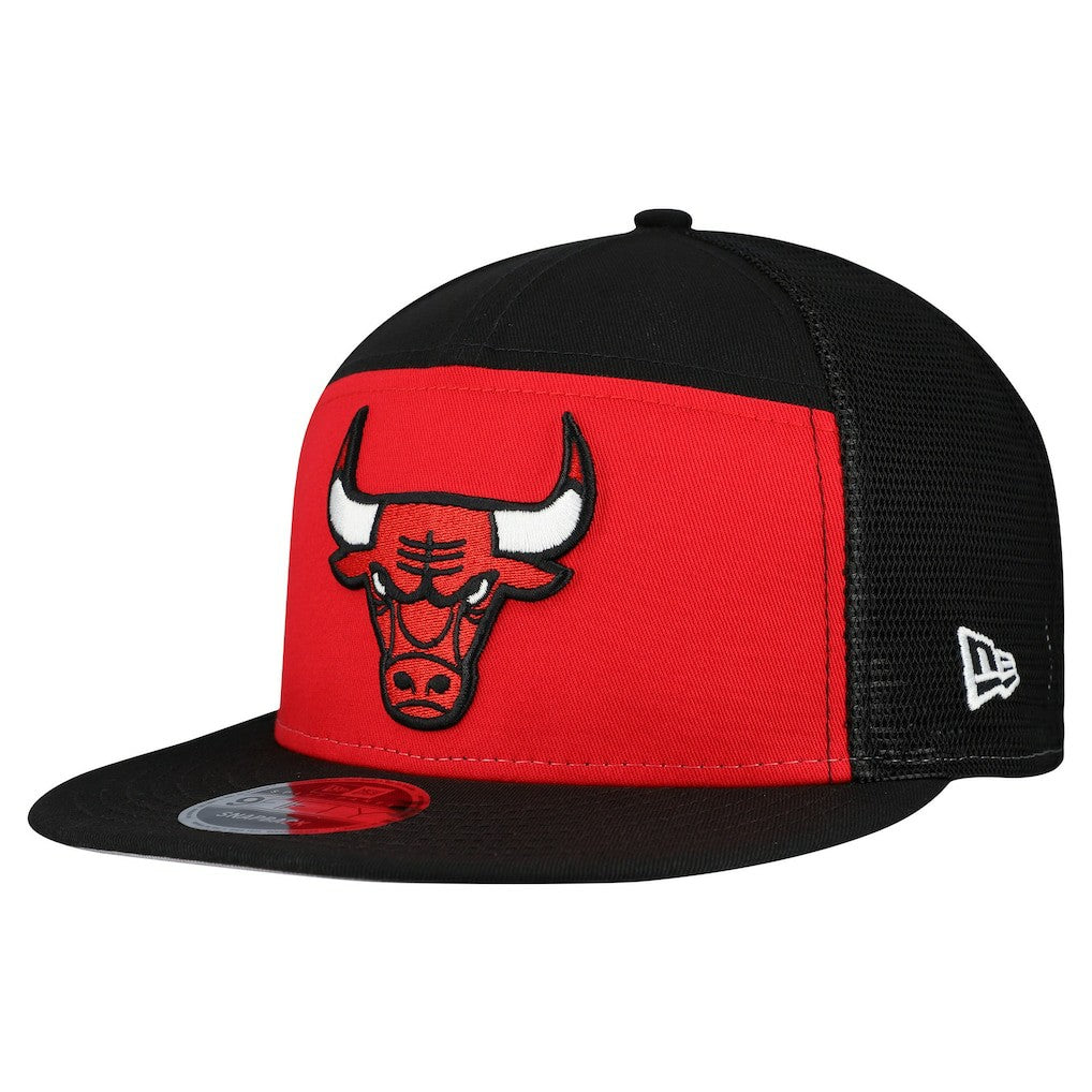 Chicago Bulls Outdoor Split Panel 9FIFTY Snapback Hat Red/Black | New Era for sale