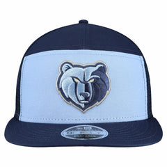 Memphis Grizzlies Outdoor Split Panel 9FIFTY Snapback Hat Light Blue/Navy | New Era Lifestyle