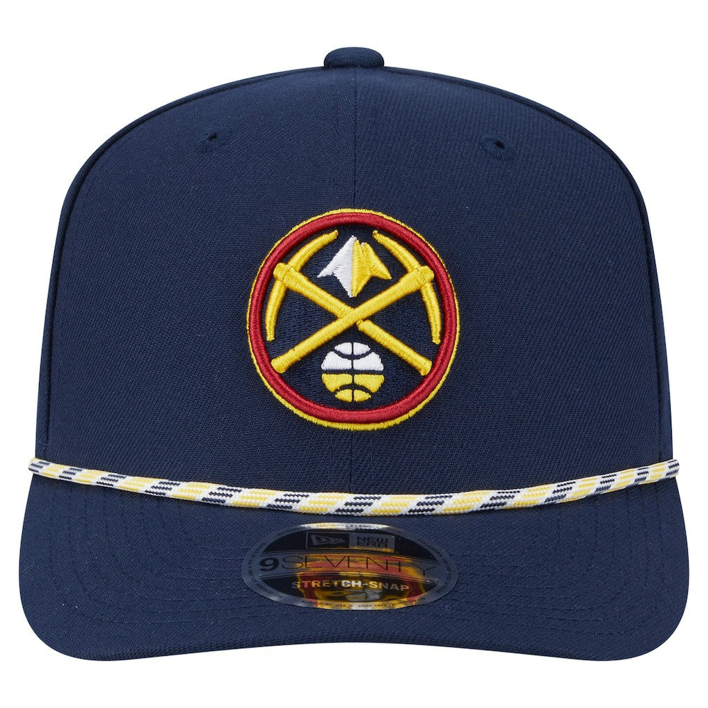 Denver Nuggets Rope 9SEVENTY Adjustable Hat for sale Navy | New Era