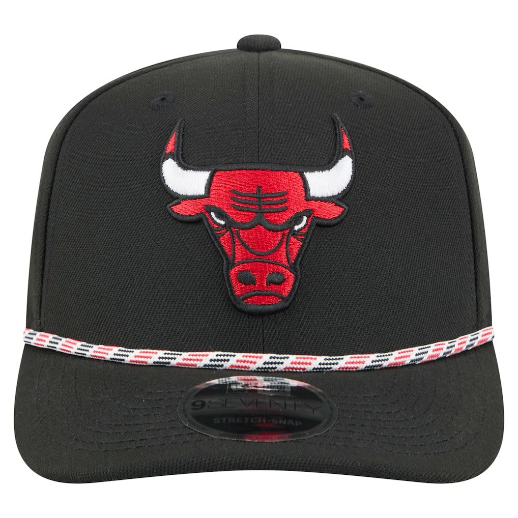 Chicago Bulls Rope 9SEVENTY Adjustable Hat Black | New Era Near Me