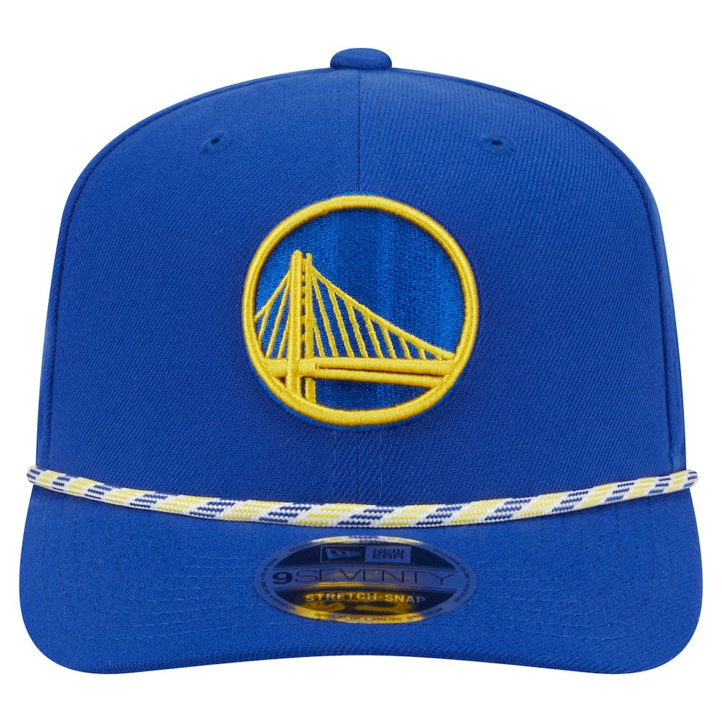Golden State Warriors Rope 9SEVENTY Adjustable Hat for sale Blue | New Era Near Me
