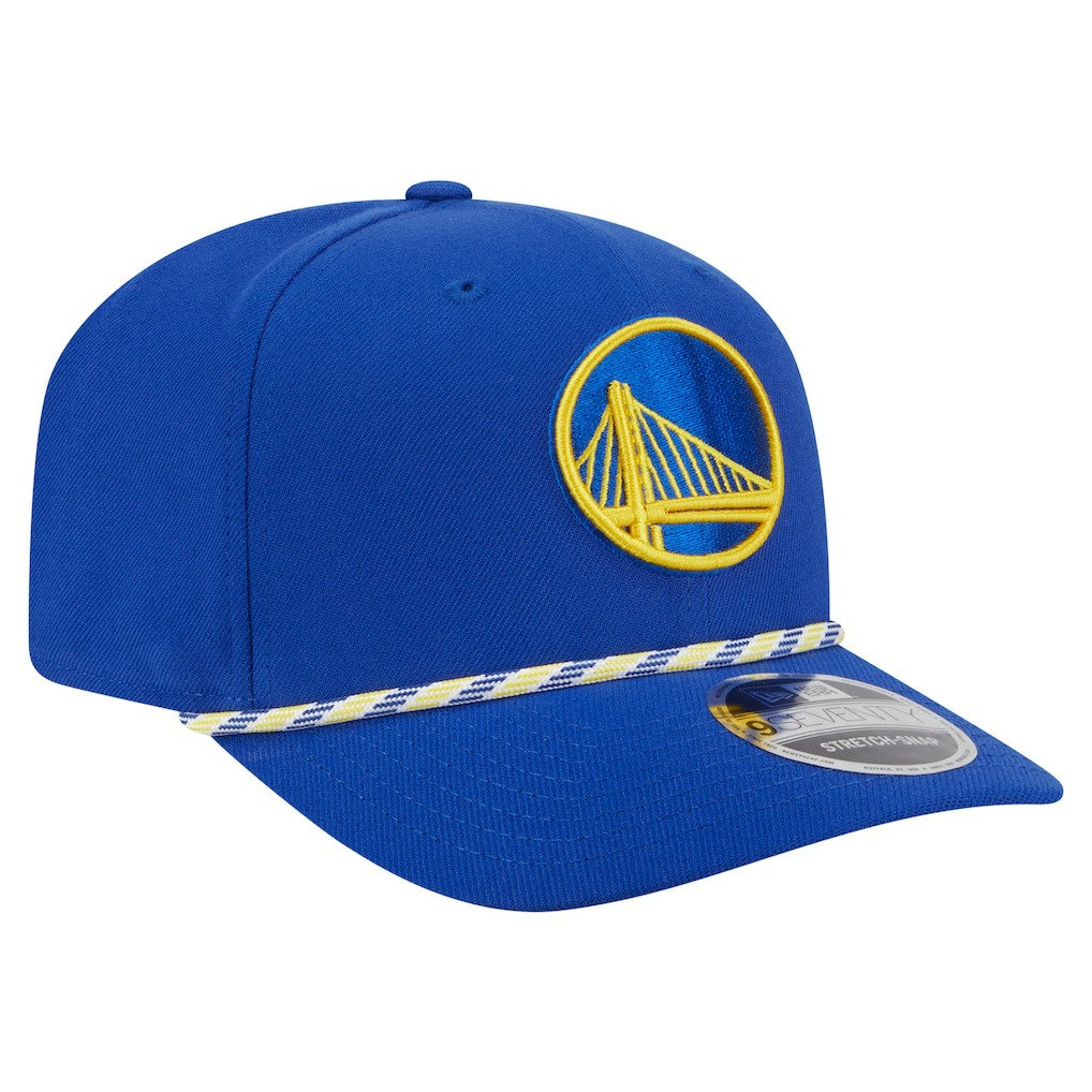 Golden State Warriors Rope 9SEVENTY Adjustable Hat for sale Blue | New Era Near Me