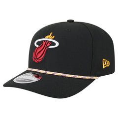 Miami Heat Rope 9SEVENTY Adjustable Hat Black | New Era Near Me