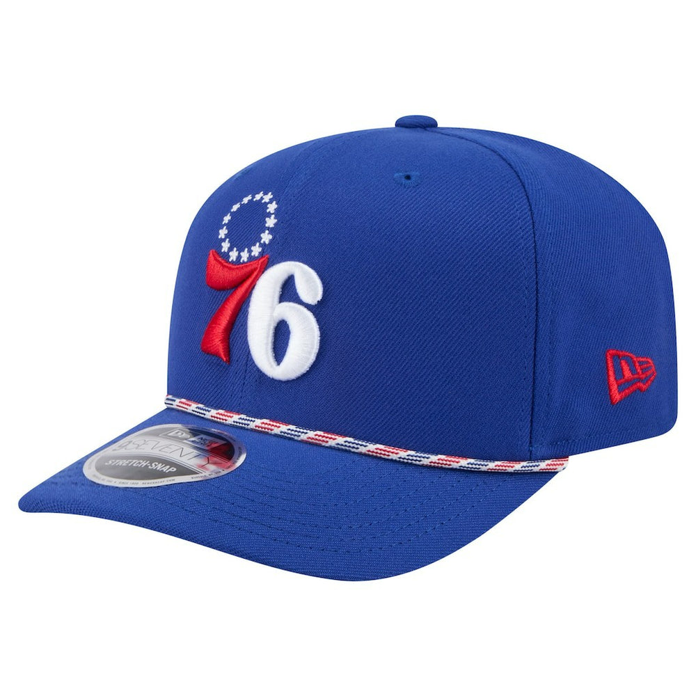 Philadelphia 76ers Rope 9SEVENTY Adjustable Hat Blue | New Era Lifestyle