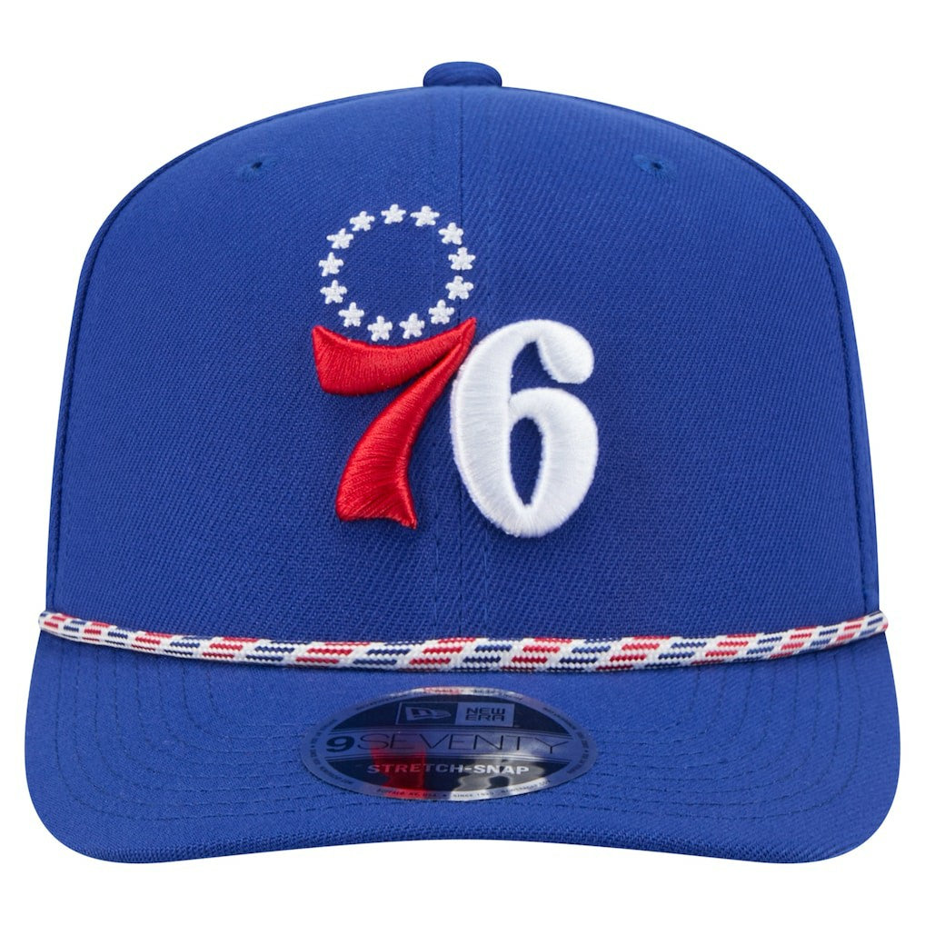 Philadelphia 76ers Rope 9SEVENTY Adjustable Hat Blue | New Era Lifestyle