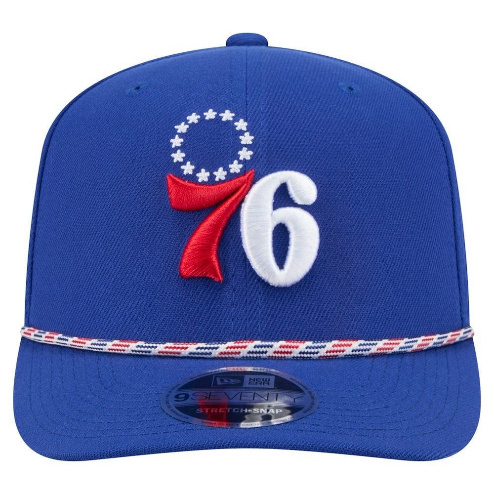 Philadelphia 76ers Rope 9SEVENTY Adjustable Hat Blue | New Era Lifestyle