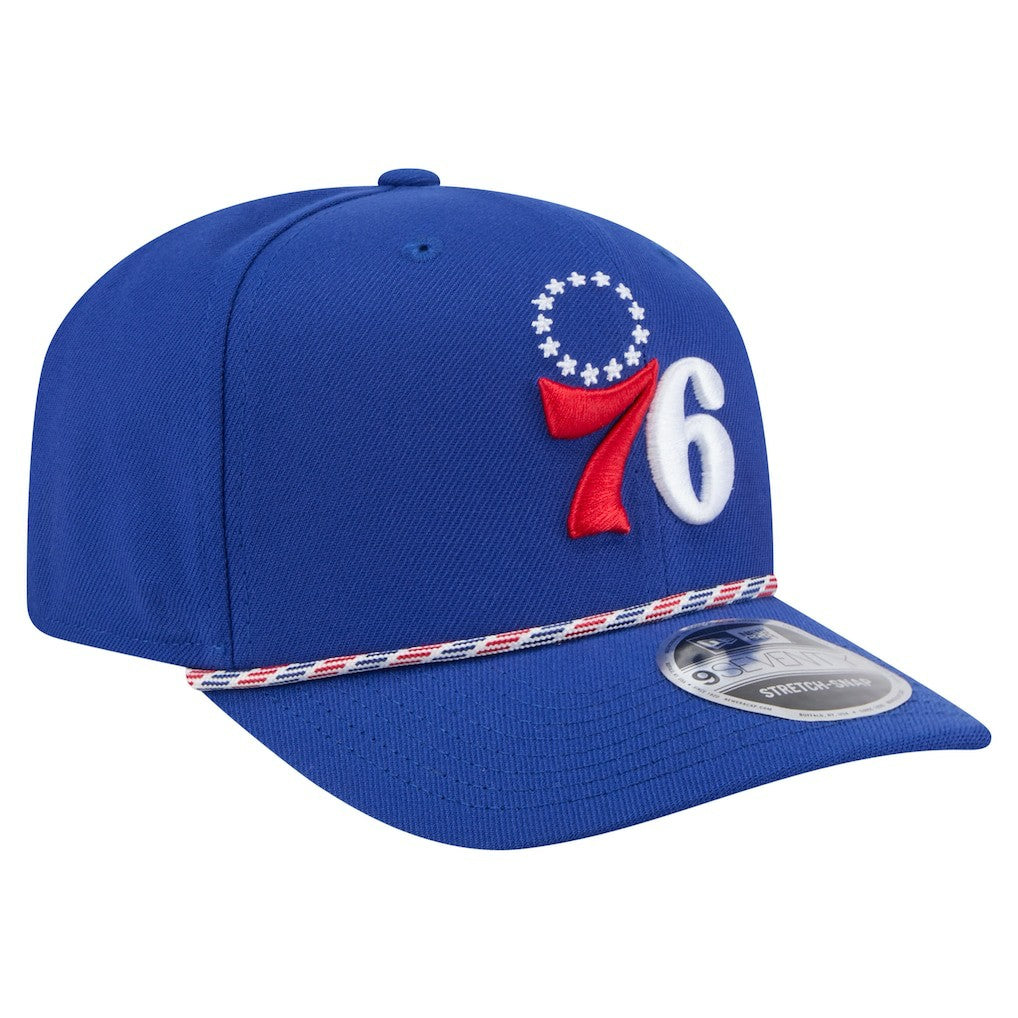 Philadelphia 76ers Rope 9SEVENTY Adjustable Hat Blue | New Era Lifestyle
