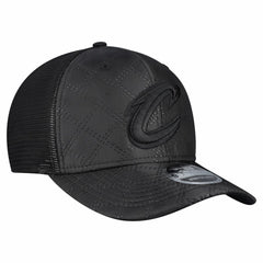Cleveland Cavaliers Quilted 9SEVENTY Trucker Adjustable Hat for sale Black | New Era Near Me