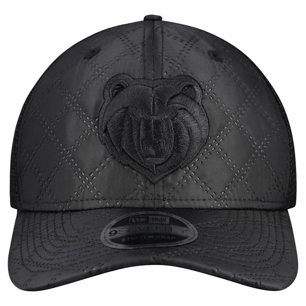 Memphis Grizzlies Quilted 9SEVENTY Trucker Adjustable Hat Black | New Era discount