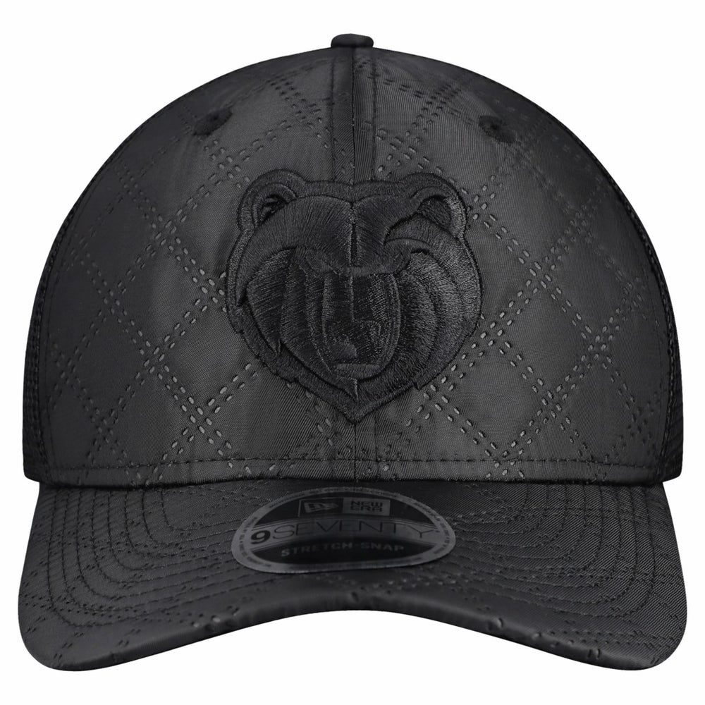 Memphis Grizzlies Quilted 9SEVENTY Trucker Adjustable Hat Black | New Era discount