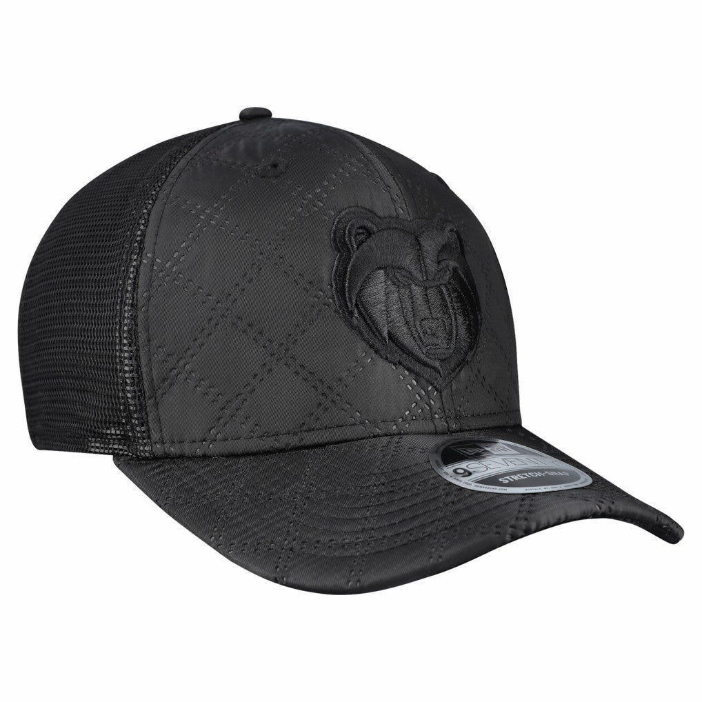 Memphis Grizzlies Quilted 9SEVENTY Trucker Adjustable Hat Black | New Era discount