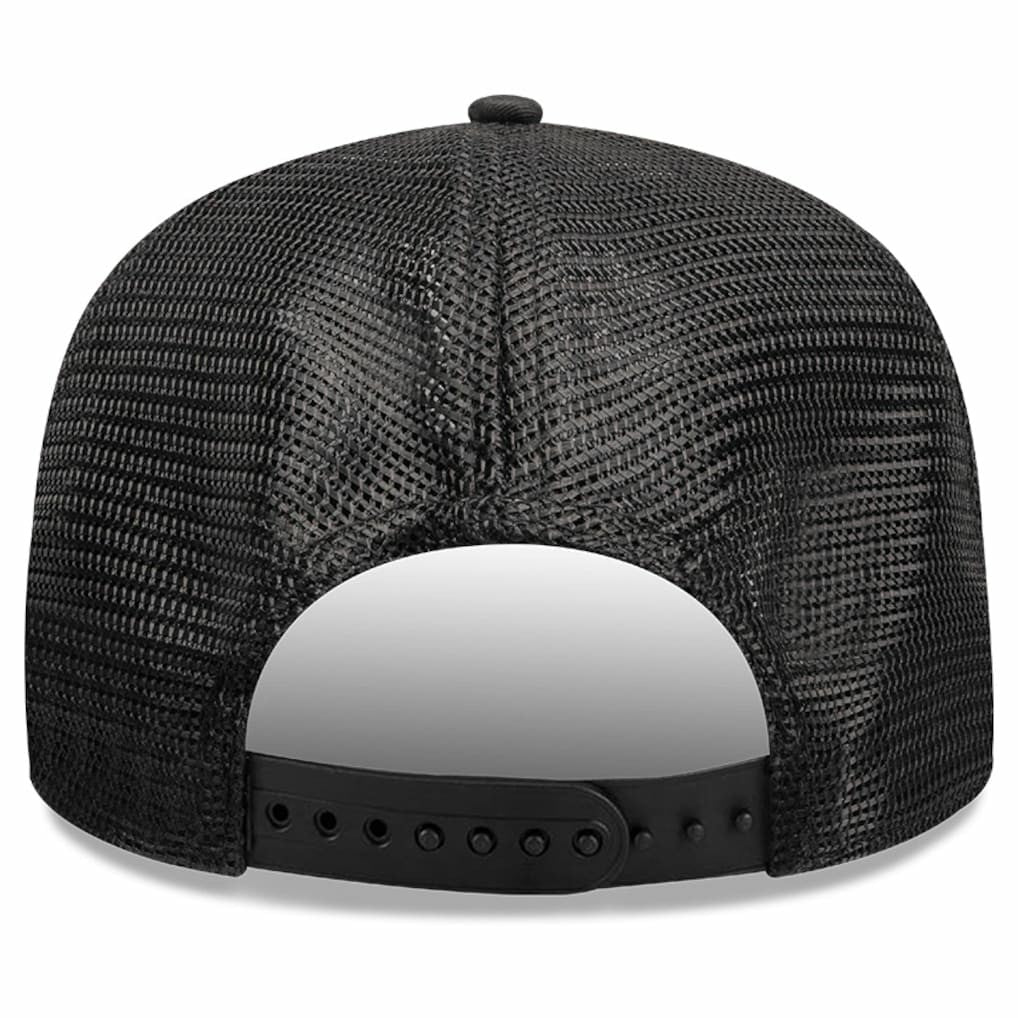 Chicago Bulls Quilted 9SEVENTY Trucker Adjustable Hat Black | New Era Lifestyle
