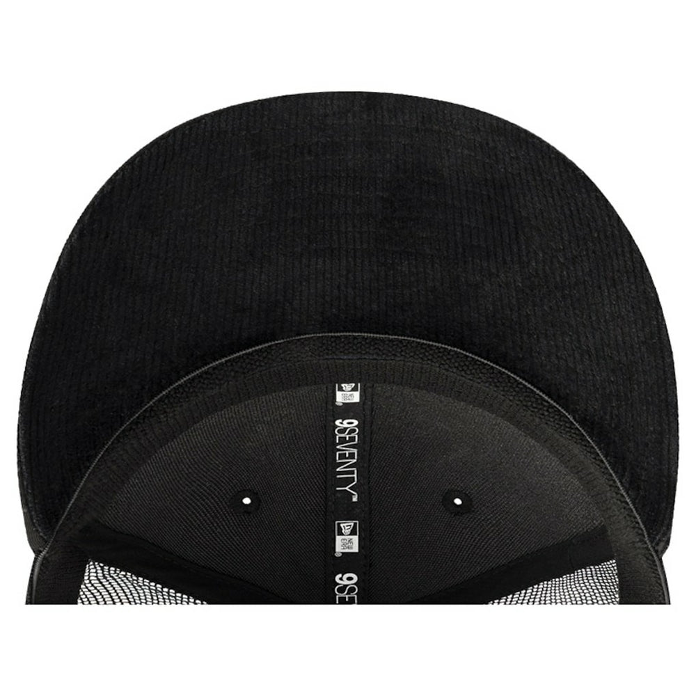 Chicago Bulls Quilted 9SEVENTY Trucker Adjustable Hat Black | New Era Lifestyle