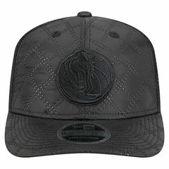 Dallas Mavericks Quilted 9SEVENTY Trucker Adjustable Hat for sale Black | New Era Lifestyle