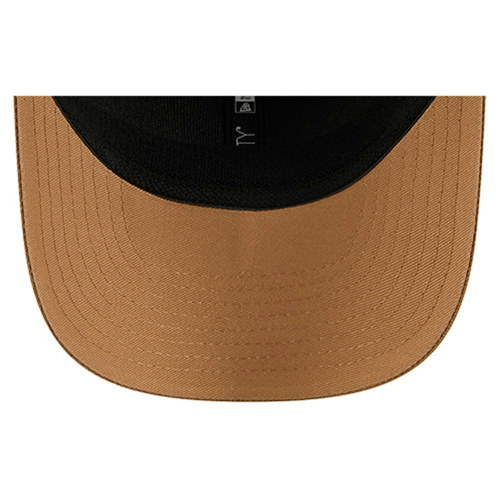 Los Angeles Lakers Two-Tone 9SEVENTY Adjustable Trucker Hat Tan/Light Brown | New Era