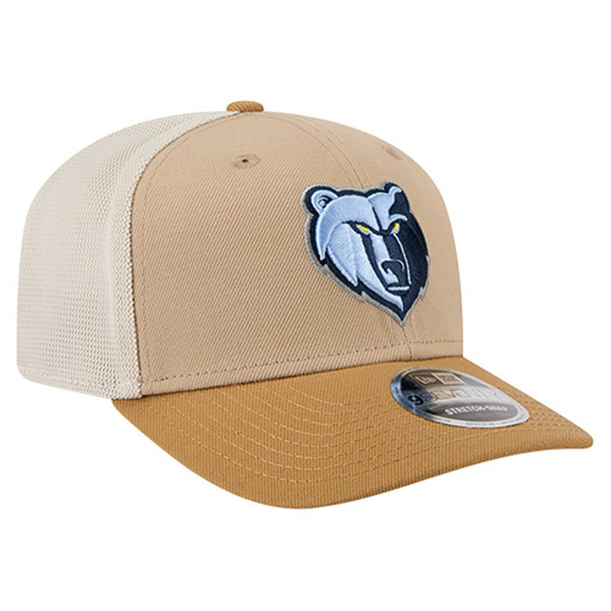 Memphis Grizzlies Two-Tone 9SEVENTY Adjustable Trucker Hat Tan/Light Brown | New Era online