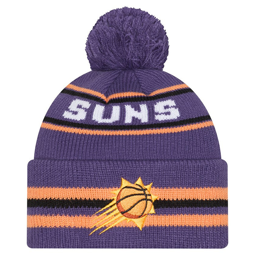 Phoenix Suns Classic Cuffed Knit Hat with Pom Purple | New Era outlet