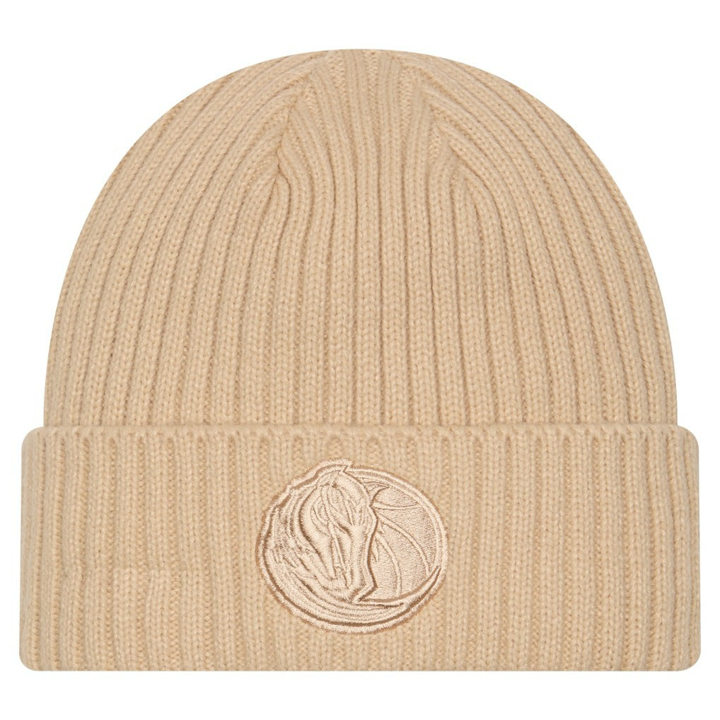 Dallas Mavericks Color Pack Cuffed Knit Hat for sale Tan | New Era online