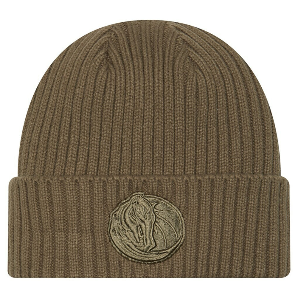 Dallas Mavericks Color Pack Cuffed Knit Hat for sale Olive | New Era Lifestyle