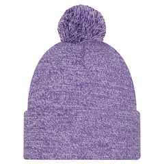 Los Angeles Lakers Marled Cuffed Knit Hat with Pom Purple | New Era discount