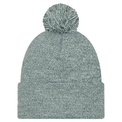 Milwaukee Bucks Marled Cuffed Knit Hat with Pom Hunter Green | New Era US