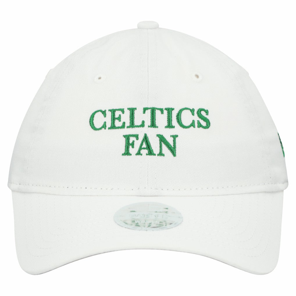 Boston Celtics Women's Team Fan 9TWENTY Adjustable Hat White | New Era Near Me