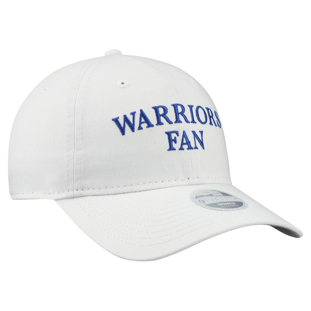 Golden State Warriors Women's Team Fan 9TWENTY Adjustable Hat for sale White | New Era