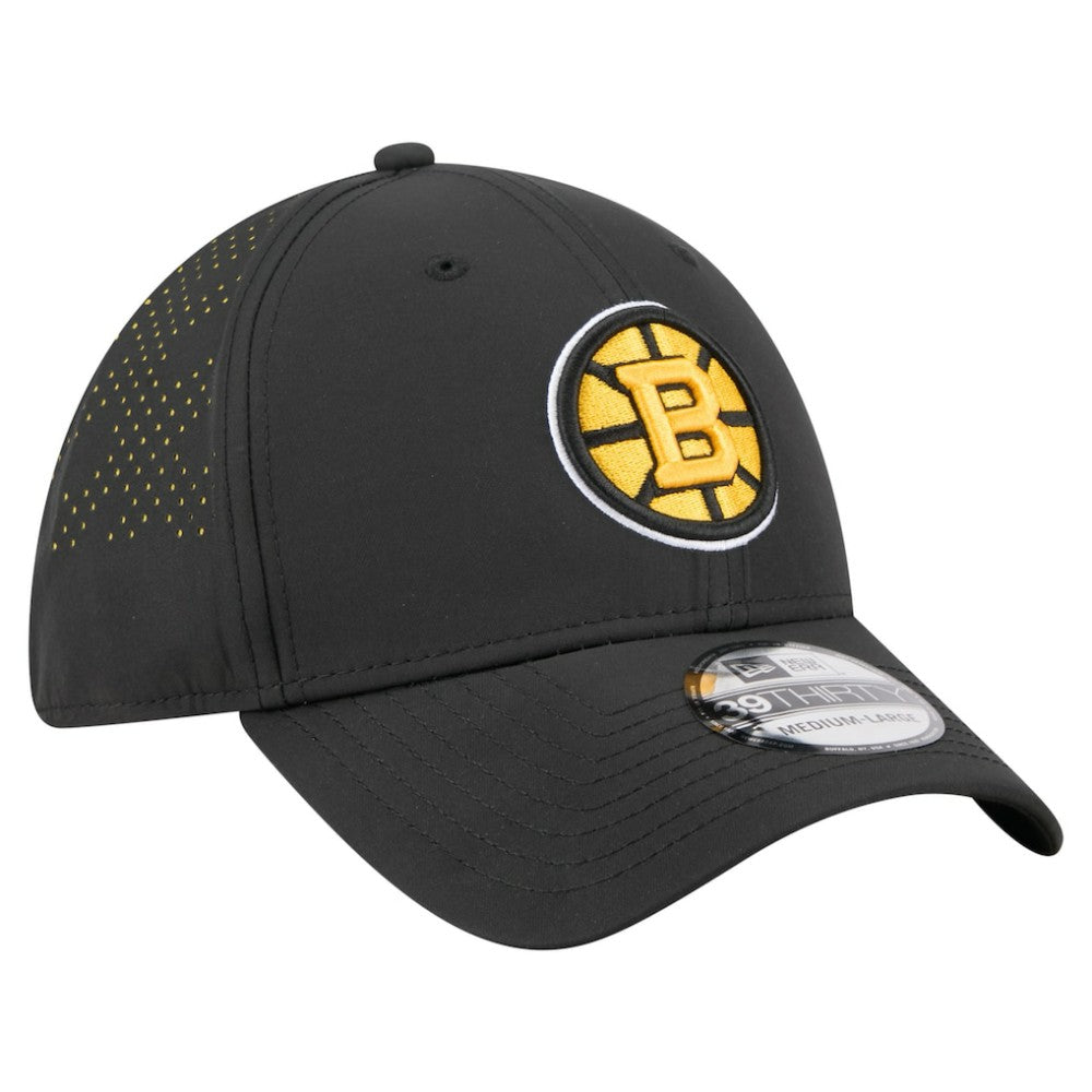Boston Bruins New Era Night 39THIRTY Flex Hat - Black - NHL 202715385