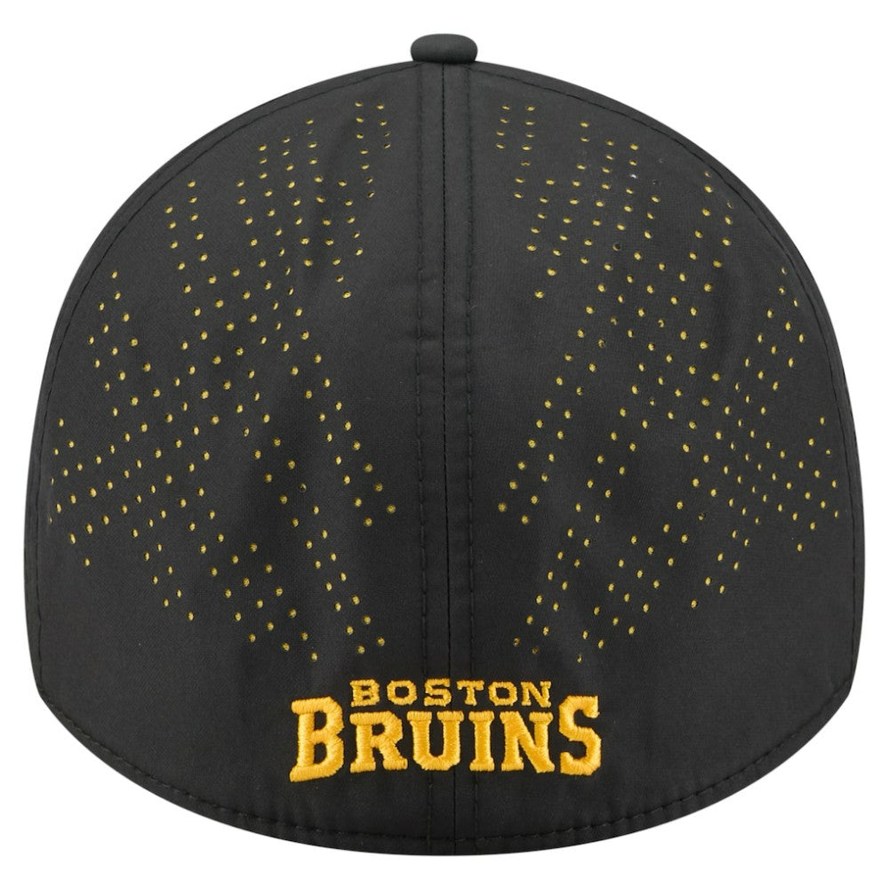 Boston Bruins New Era Night 39THIRTY Flex Hat - Black - NHL 202715385