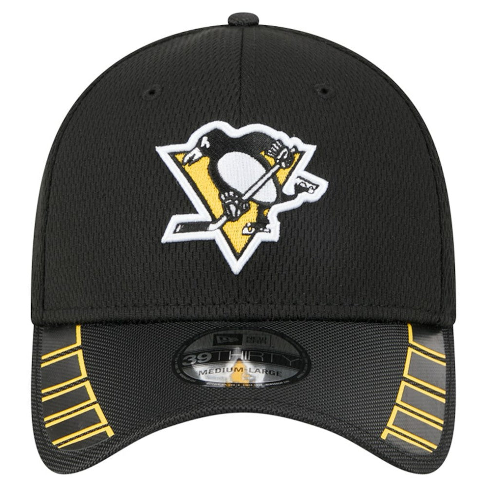 Pittsburgh Penguins New Era Visor Hit 39THIRTY Flex Hat - Black - NHL 202715391