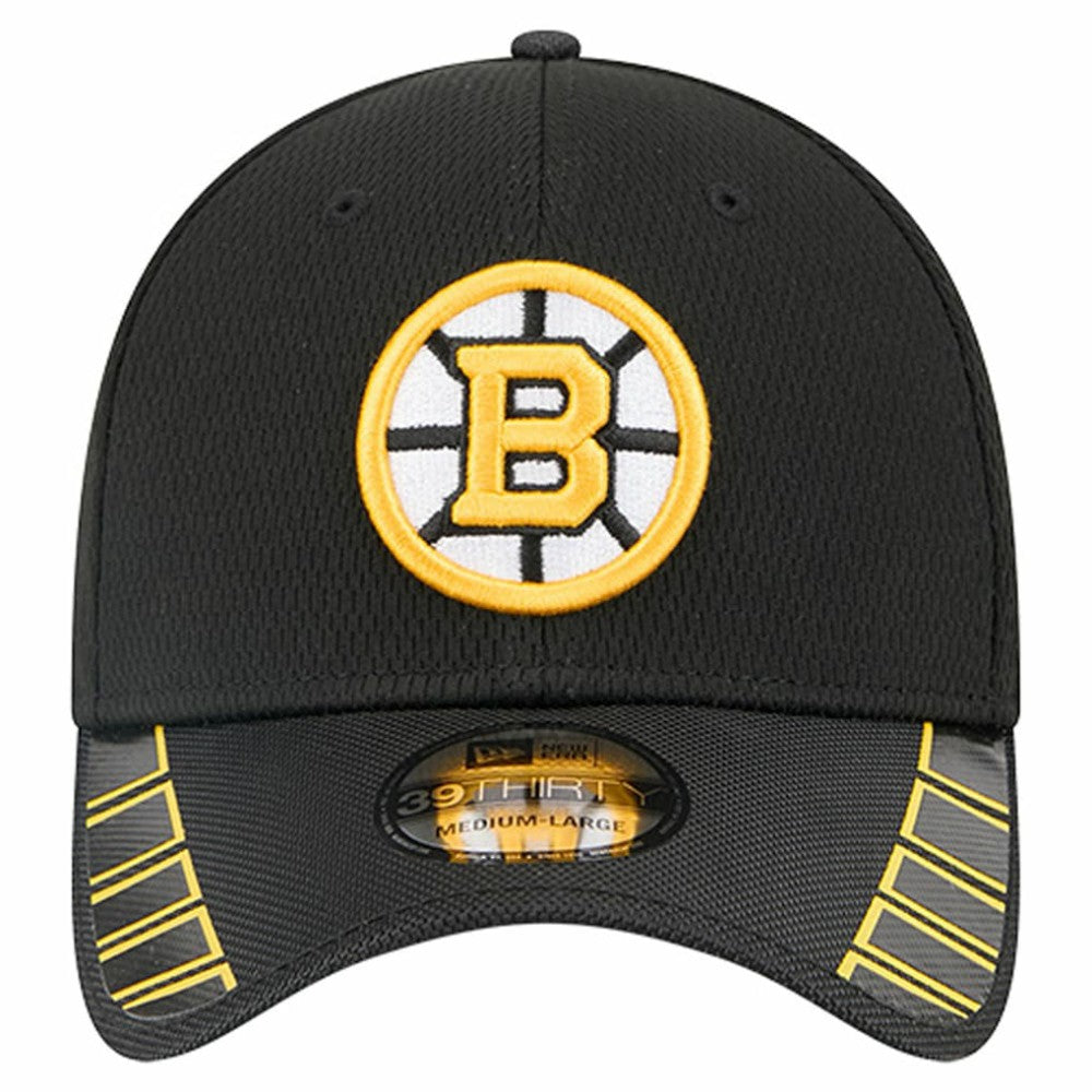 Boston Bruins New Era Visor Hit 39THIRTY Flex Hat - Black - NHL 202715395