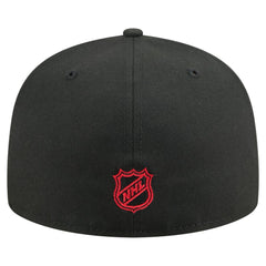 Chicago Blackhawks New Era Oversized Vintage Arch 59Fifty Fitted Hat - Black - NHL 202715404