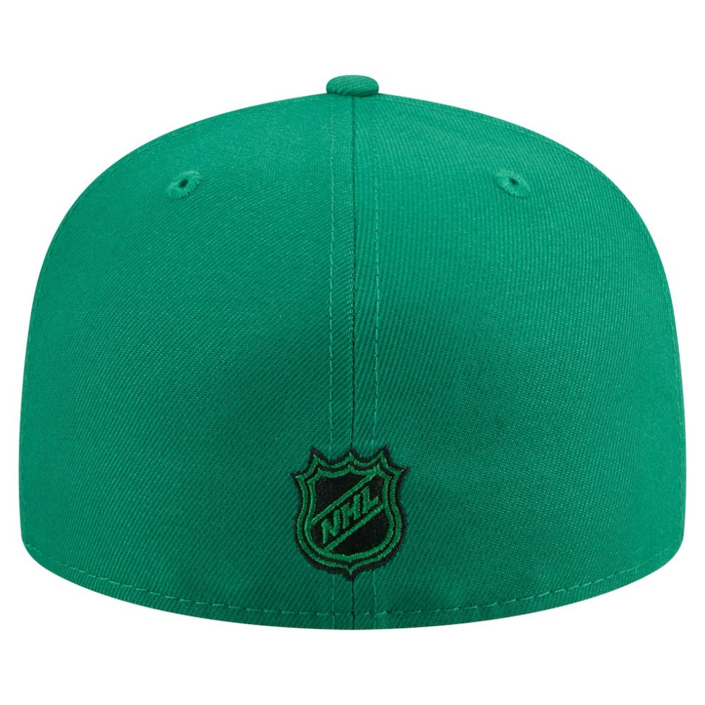 Dallas Stars New Era Oversized Vintage Arch 59Fifty Fitted Hat - Kelly Green - NHL 202715406