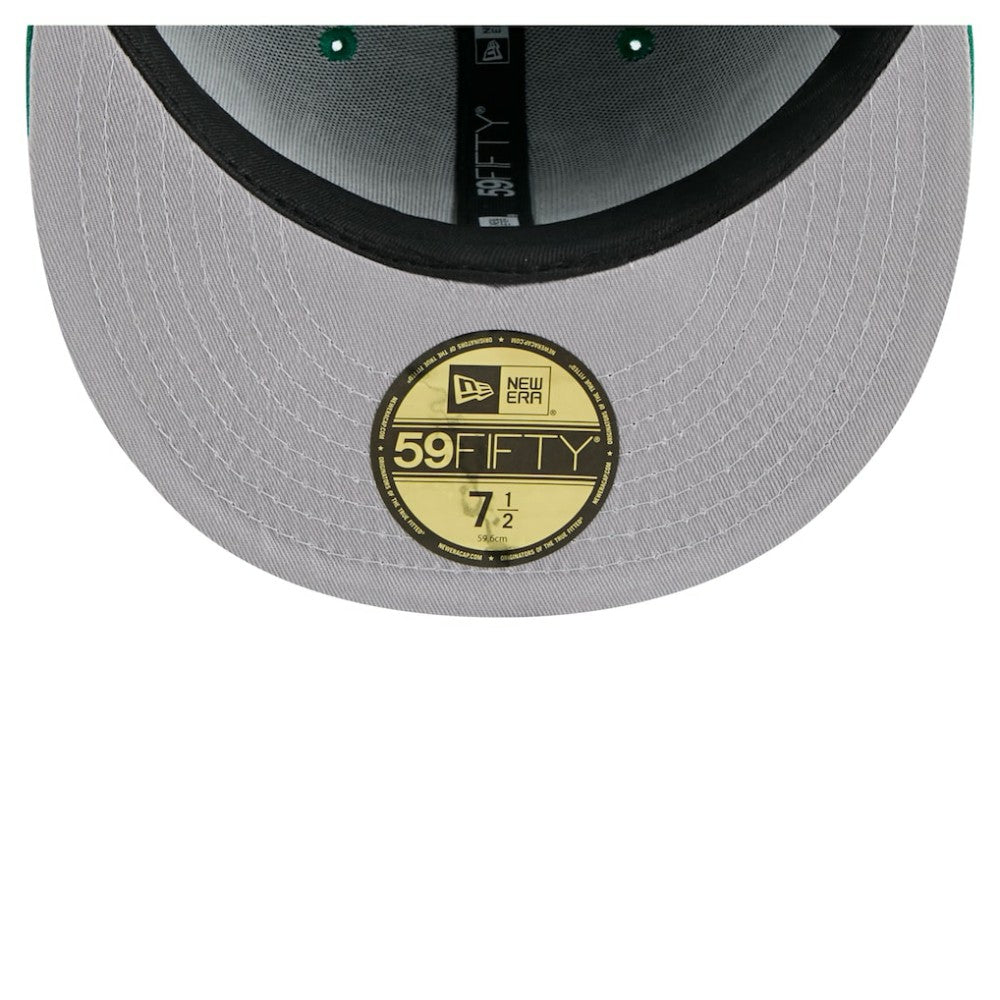 Dallas Stars New Era Oversized Vintage Arch 59Fifty Fitted Hat - Kelly Green - NHL 202715406