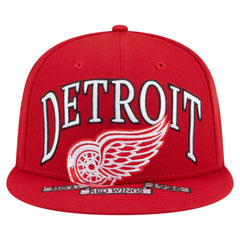 Detroit Red Wings New Era Oversized Vintage Arch 59Fifty Fitted Hat - Red - NHL 202715407