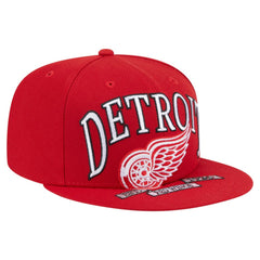 Detroit Red Wings New Era Oversized Vintage Arch 59Fifty Fitted Hat - Red - NHL 202715407
