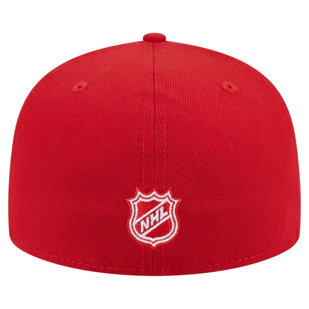 Detroit Red Wings New Era Oversized Vintage Arch 59Fifty Fitted Hat - Red - NHL 202715407