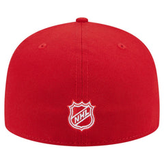 Detroit Red Wings New Era Oversized Vintage Arch 59Fifty Fitted Hat - Red - NHL 202715407