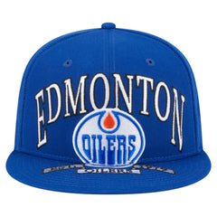Edmonton Oilers New Era Oversized Vintage Arch 59Fifty Fitted Hat - Royal - NHL 202715408