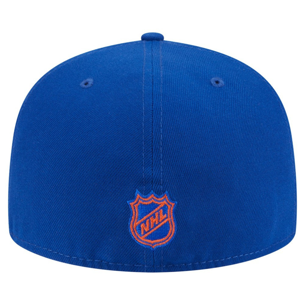 Edmonton Oilers New Era Oversized Vintage Arch 59Fifty Fitted Hat - Royal - NHL 202715408